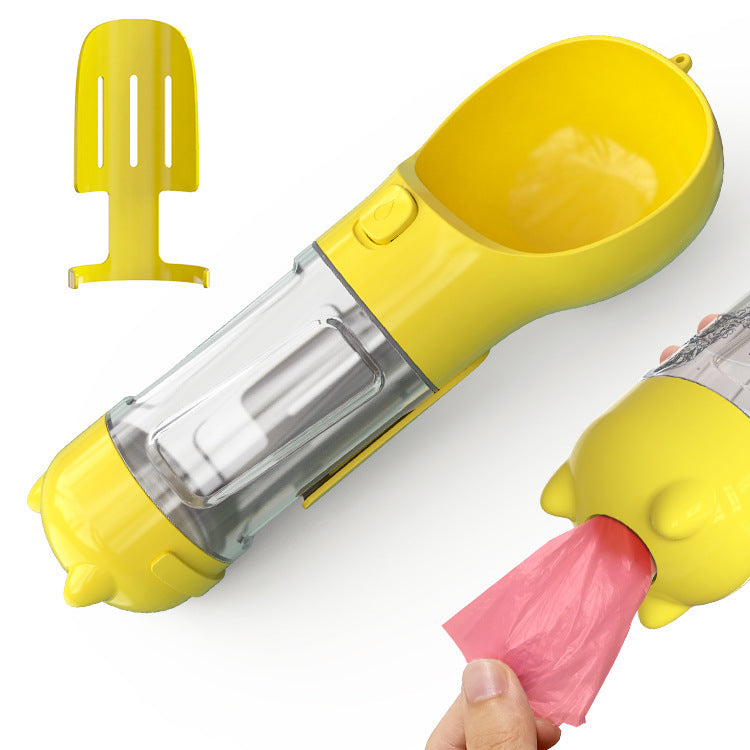 Portable Pet Outdoor Travel 3 In 1 Dog Water Bottle