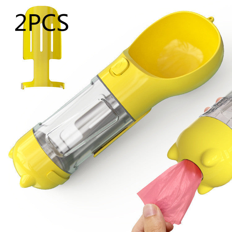 Portable Pet Outdoor Travel 3 In 1 Dog Water Bottle
