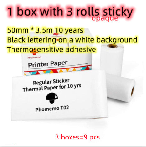 Mini Portable Thermal Label Printer