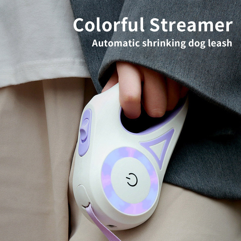 Retractable Dog Leash And Dog Collar Spotlight