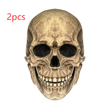 Skull mask with movable mouth