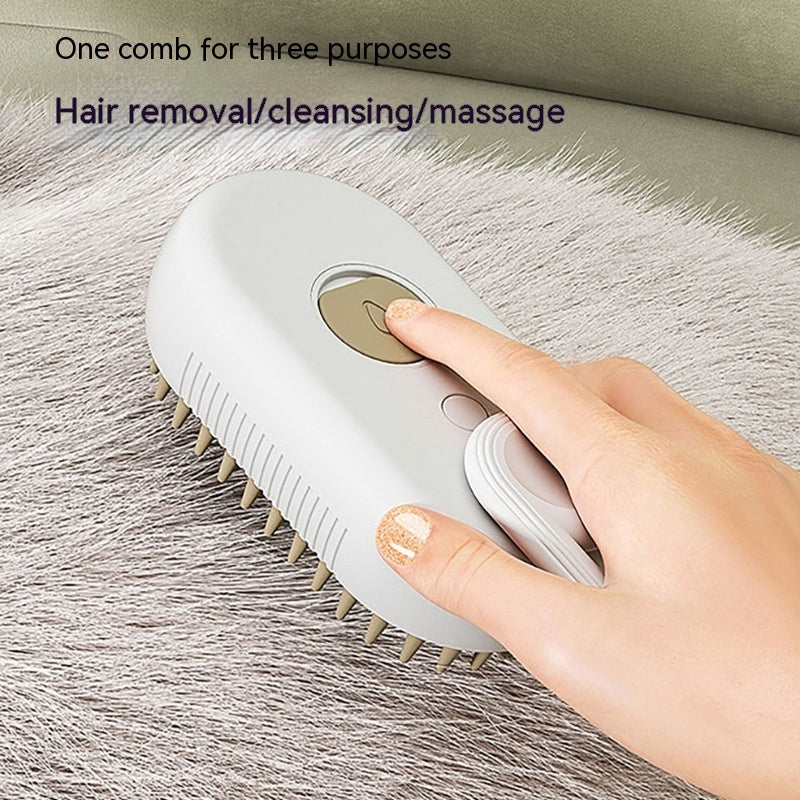Cat & dog Steam Brush 3 In 1 Electric Spray