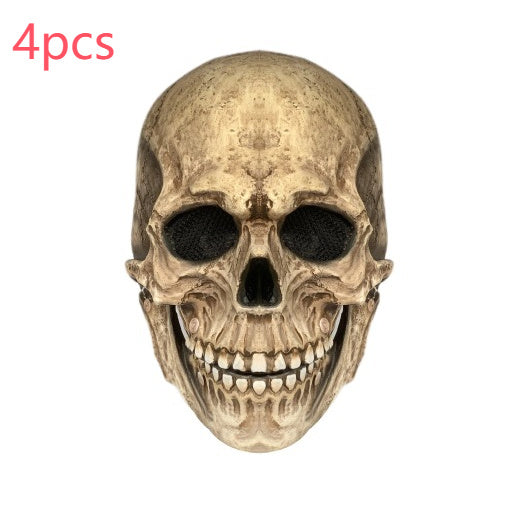 Skull mask with movable mouth
