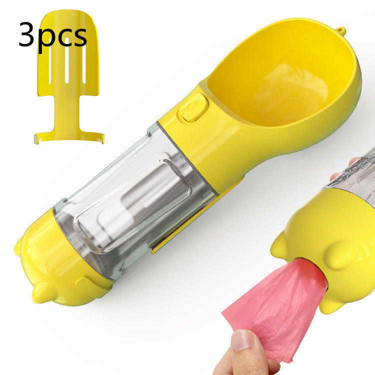 Portable Pet Outdoor Travel 3 In 1 Dog Water Bottle