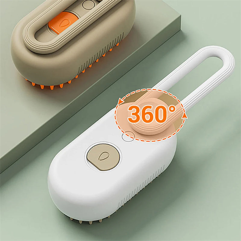 Cat & dog Steam Brush 3 In 1 Electric Spray