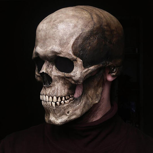 Skull mask with movable mouth