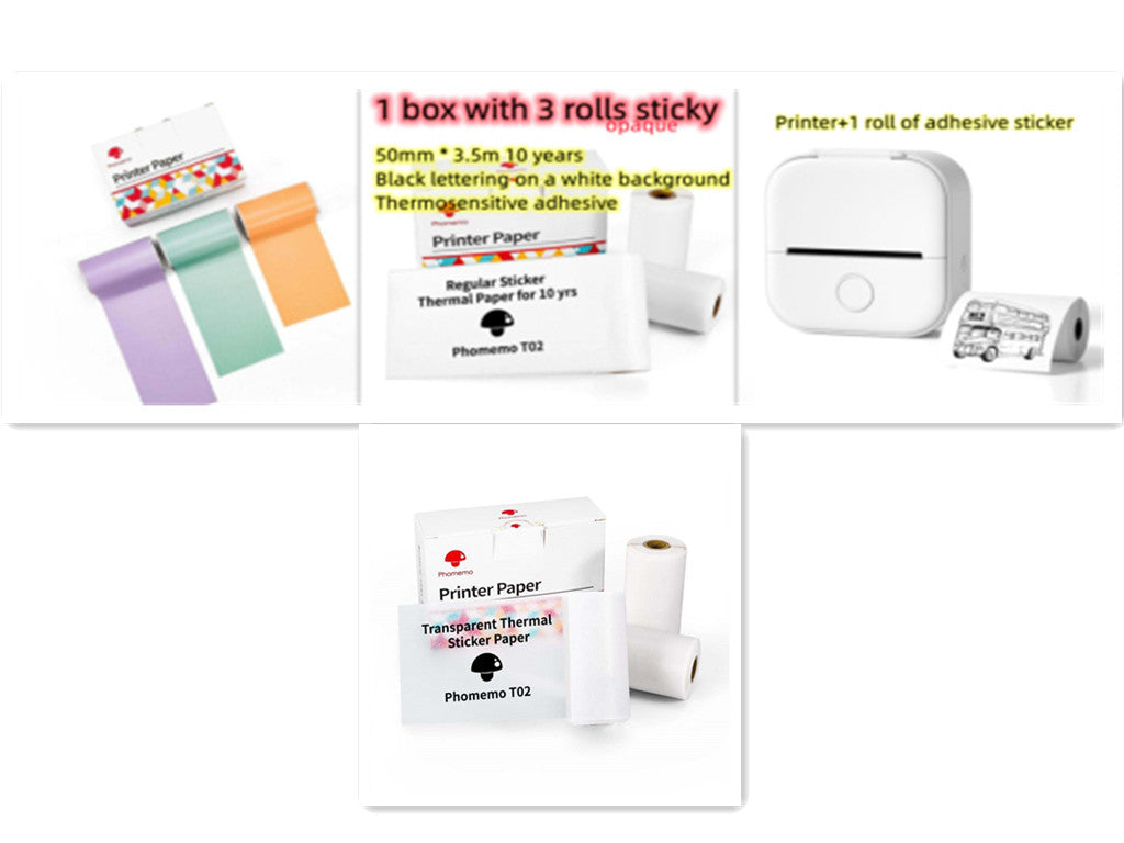 Mini Portable Thermal Label Printer