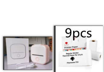 Mini bärbar etikettskrivare