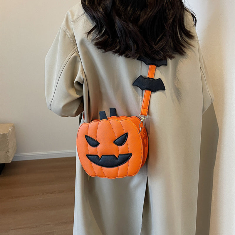 Funny pumpkin bag