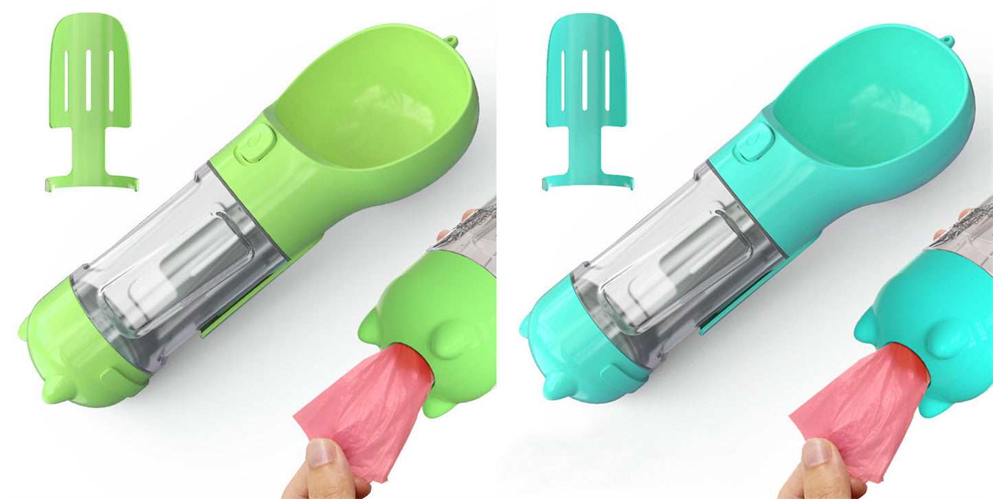 Portable Pet Outdoor Travel 3 In 1 Dog Water Bottle