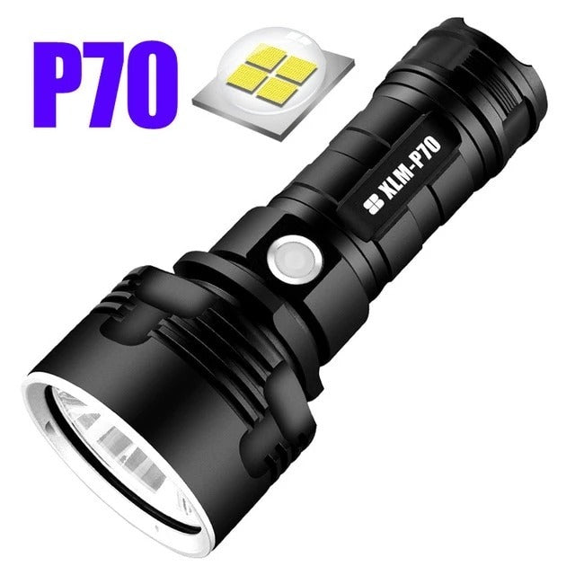 Strong Flashlight Rechargeable Super Bright Xenon Lamp