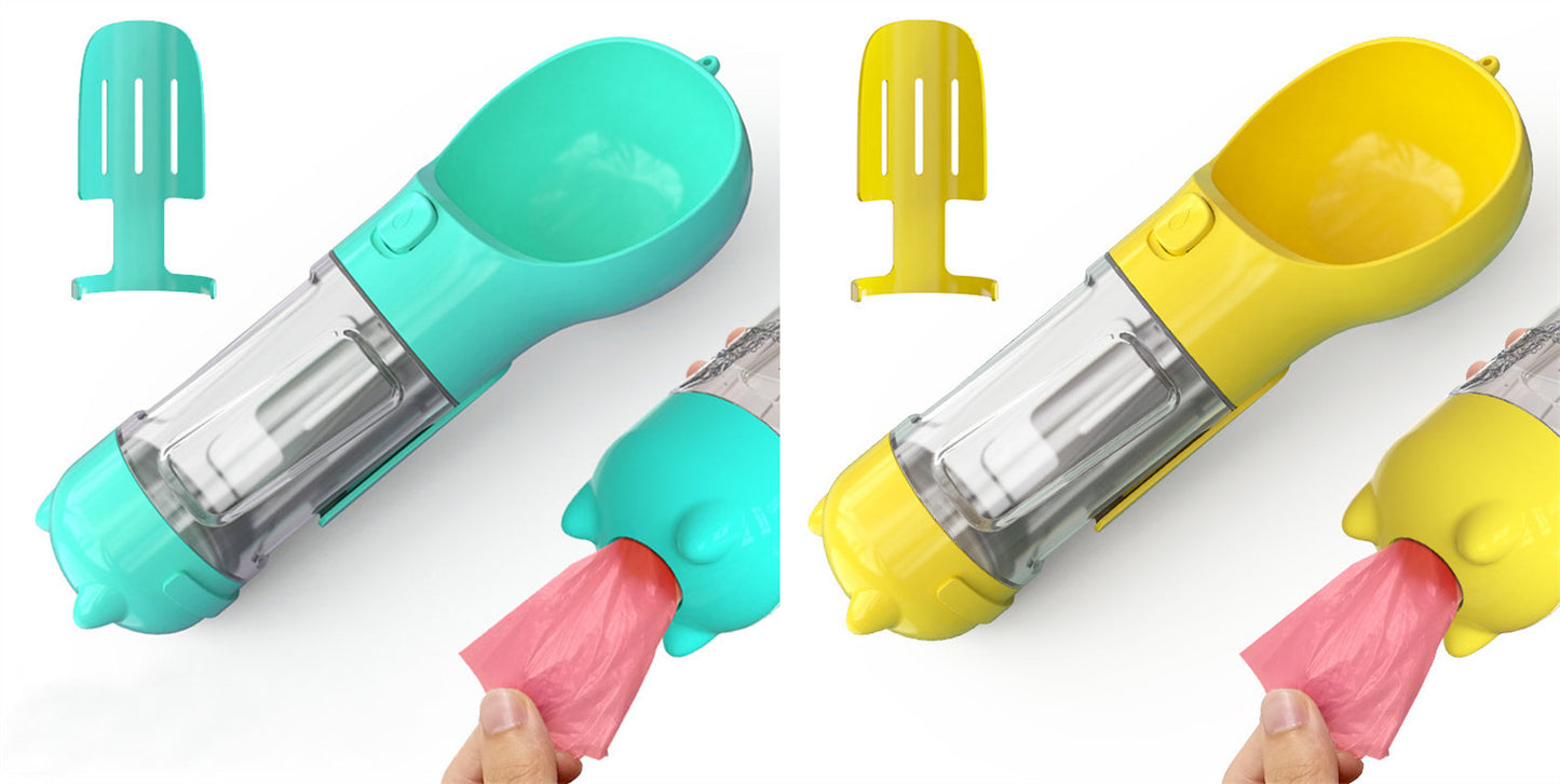 Portable Pet Outdoor Travel 3 In 1 Dog Water Bottle