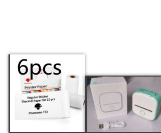 Mini bärbar etikettskrivare