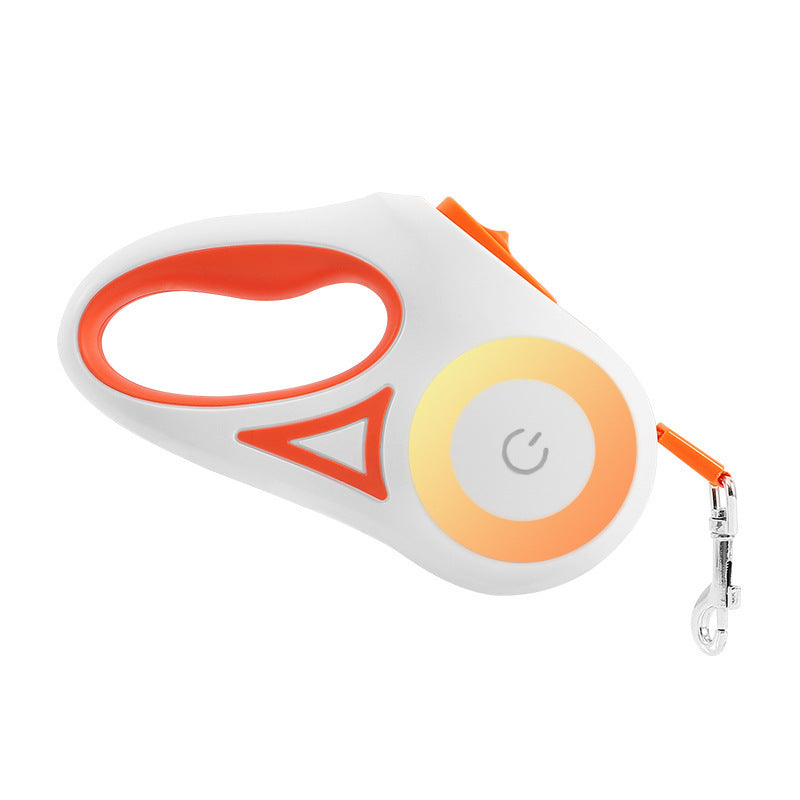 Retractable Dog Leash  And Dog Collar Spotlight