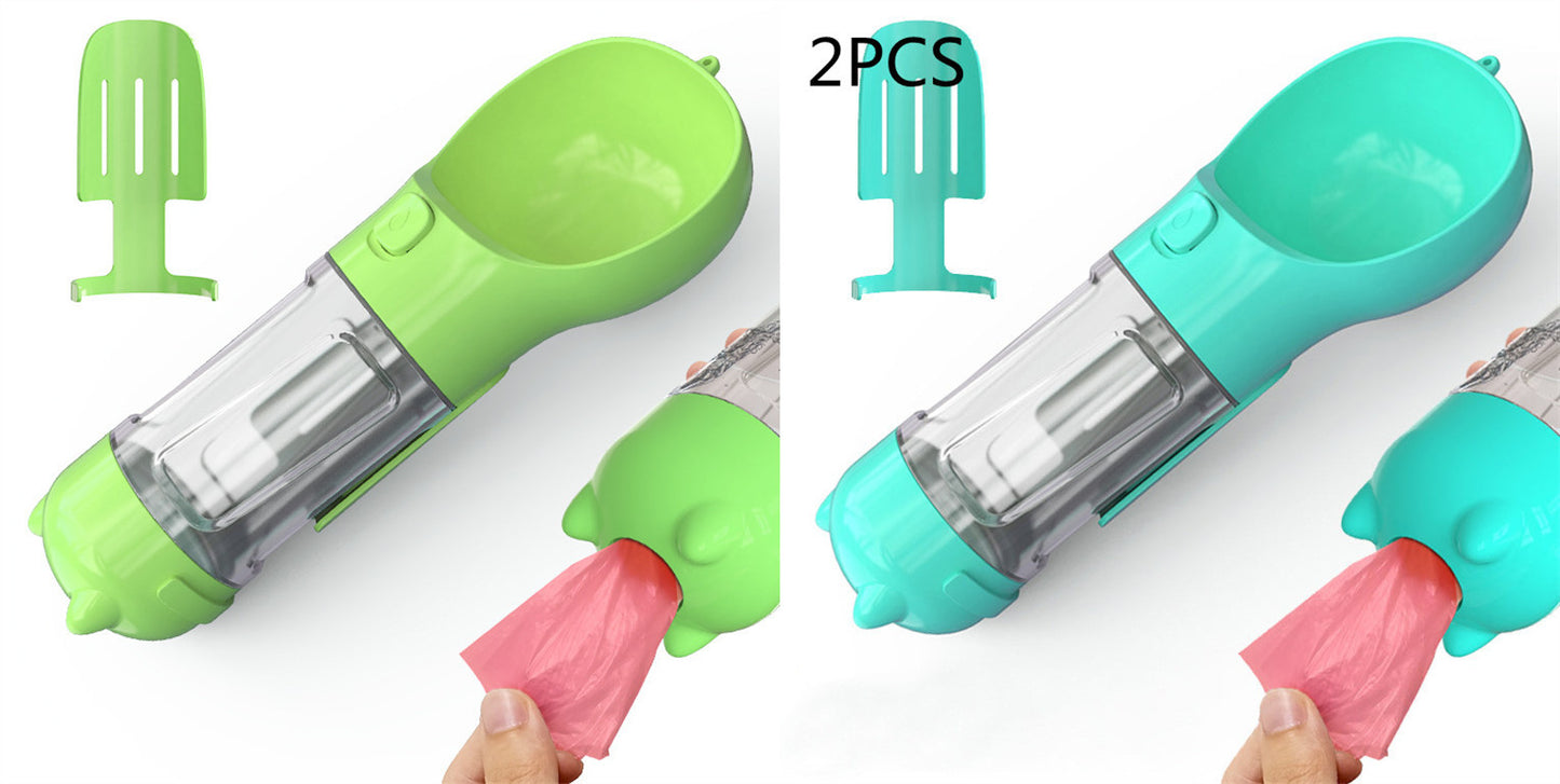 Portable Pet Outdoor Travel 3 In 1 Dog Water Bottle