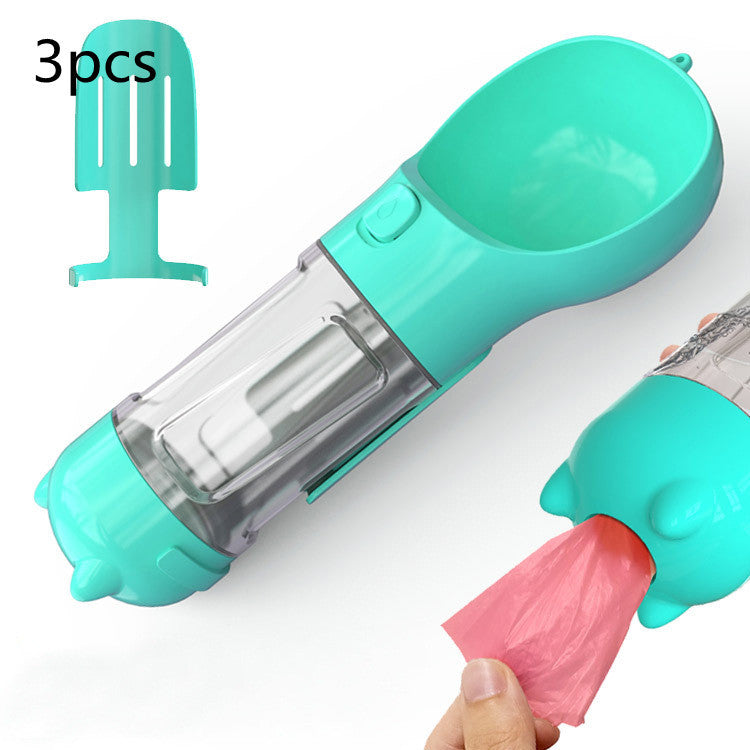 Portable Pet Outdoor Travel 3 In 1 Dog Water Bottle