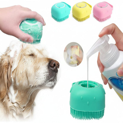 Silikonborste för hundar