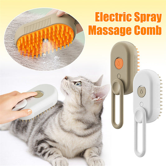 Cat & dog Steam Brush  3 In 1 Electric Spray