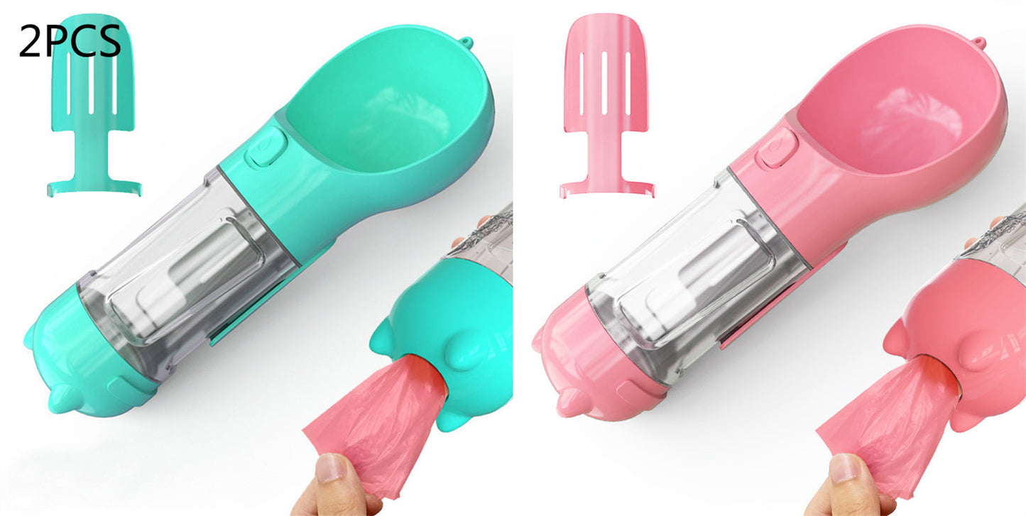 Portable Pet Outdoor Travel 3 In 1 Dog Water Bottle