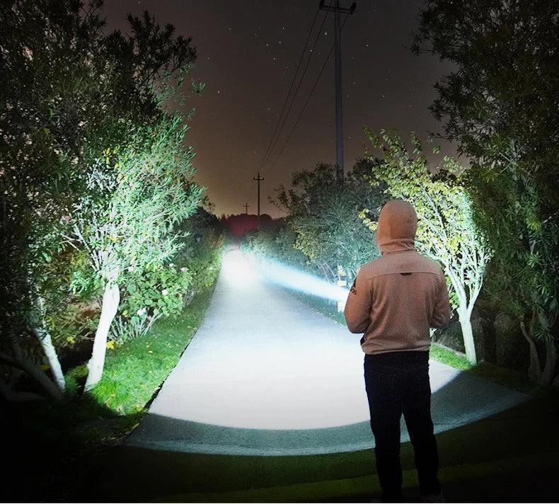 Strong Flashlight Rechargeable Super Bright Xenon Lamp