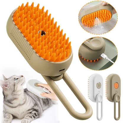 Cat & dog Steam Brush  3 In 1 Electric Spray