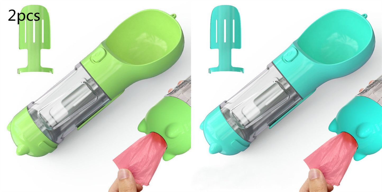 Portable Pet Outdoor Travel 3 In 1 Dog Water Bottle