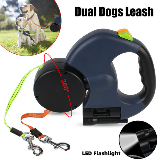 Retractable Dog Leash For two dogs