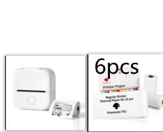 Mini bärbar etikettskrivare