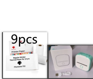 Mini bärbar etikettskrivare