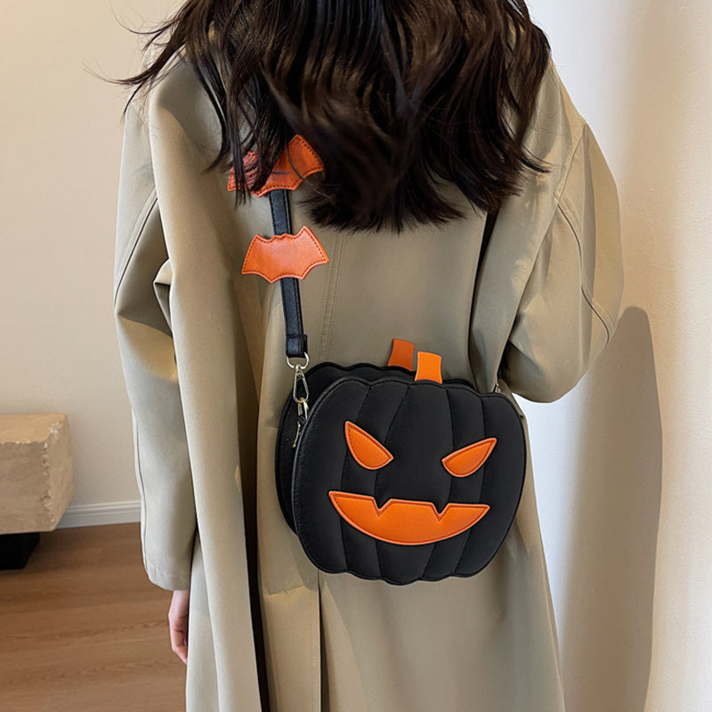Funny pumpkin bag