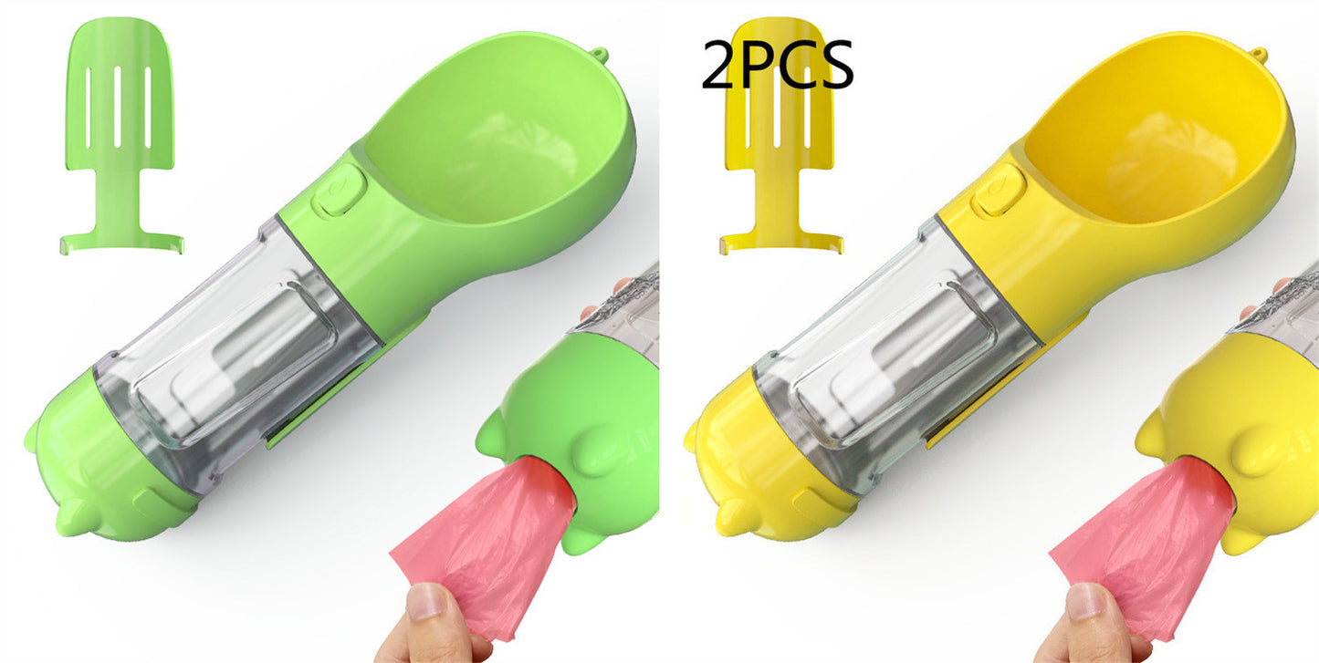 Portable Pet Outdoor Travel 3 In 1 Dog Water Bottle