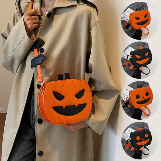 Funny pumpkin bag